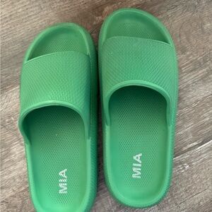 Rubber slides - Emerald Green
